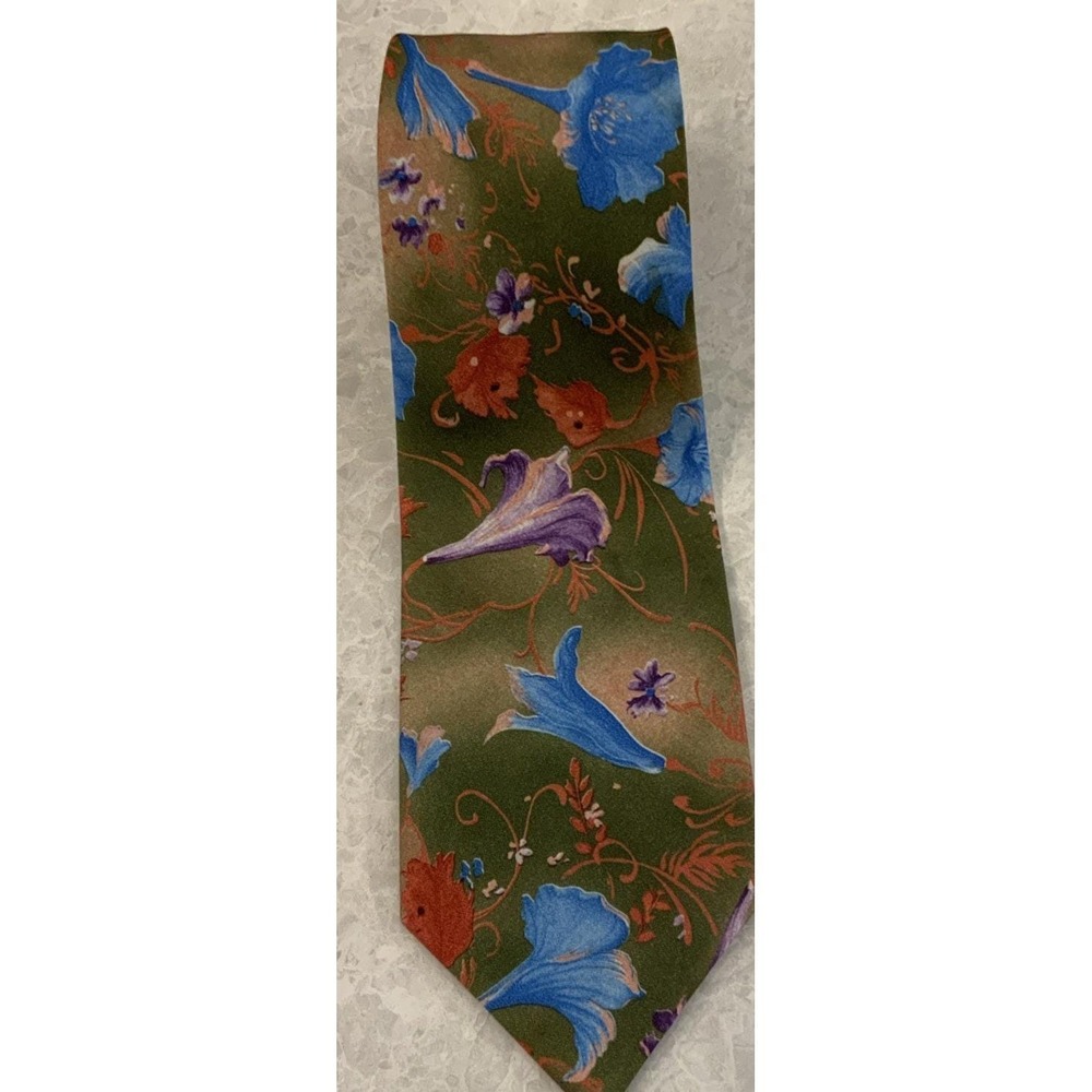 Tie YBL 108 Floral TIE 3.5" X 56" Silk